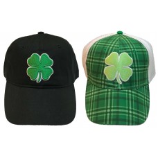 Lucky Four Leaf Clover Hat Baseball Cap Irish Pride Hat  eb-77050961